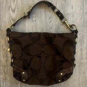 Coach Monogram Carly Hobo